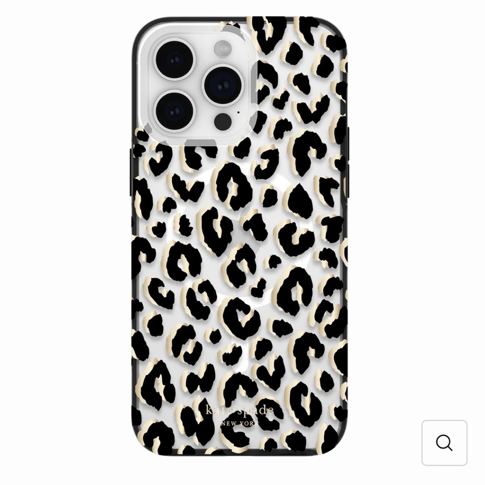 Kate Spade New York City Leopard MagSafe Case for iPhone 14 Pro Max (6.7”)